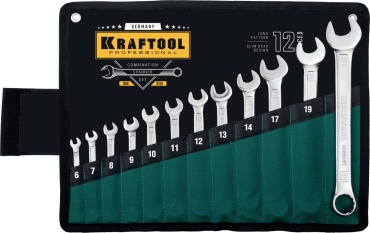 Kraftool набор ключей комбинированный 6-22 мм 27079-H12, 12 шт