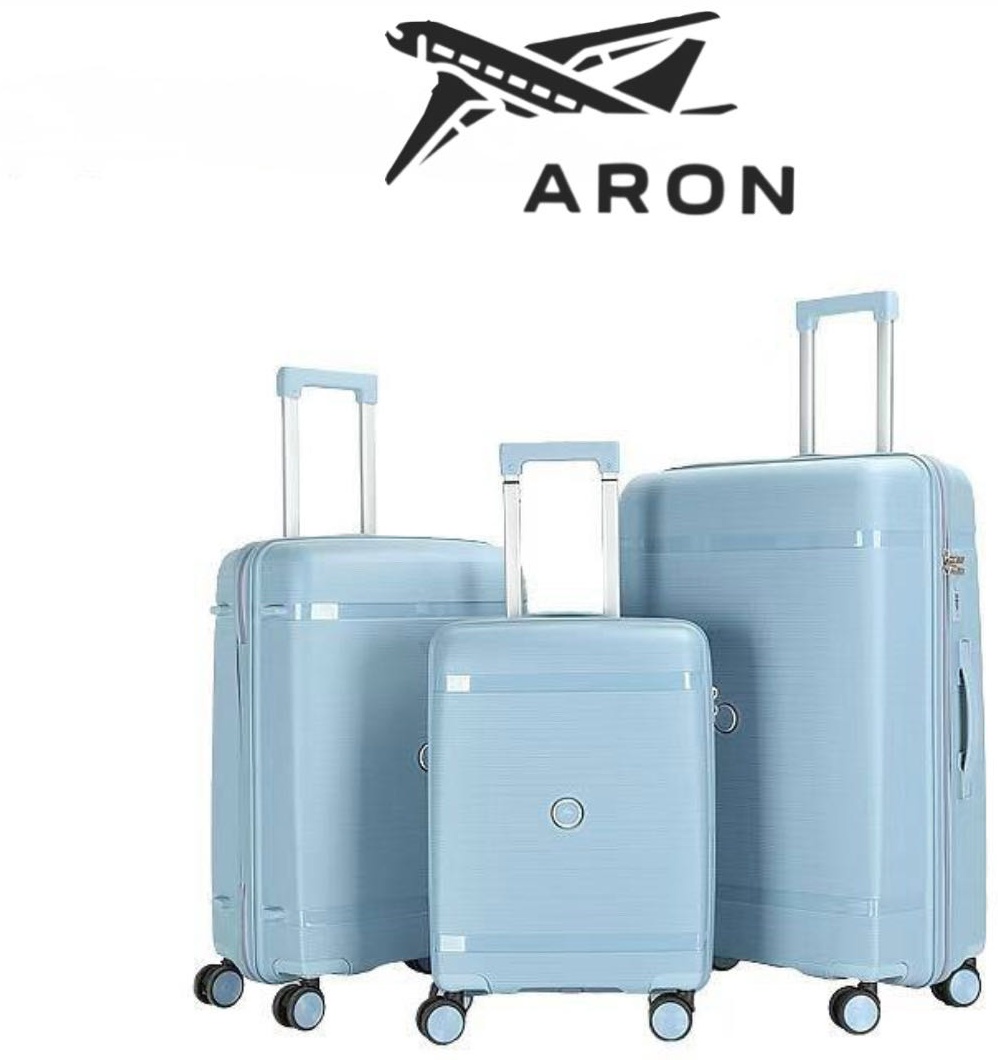 Чемодан ARON-003 полипропилен 220 л голубой