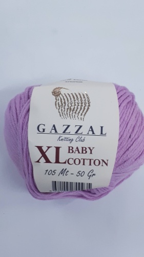 Моток GAZZAL Baby cotton XL 3422 Сиренево розовый 105 м 50 г