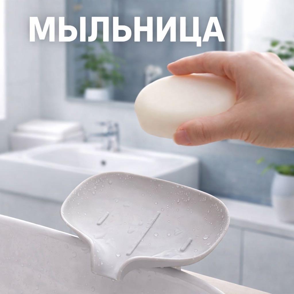 SAVA UMKA мыльница 269633033 1 шт, полипропилен