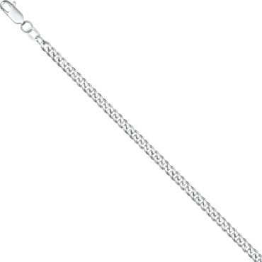 Lucente Silver ZO-НЦ_22-002Ю-3_0_9_55 длина 55 см, вес 13.55 г серебро, плетение панцирное