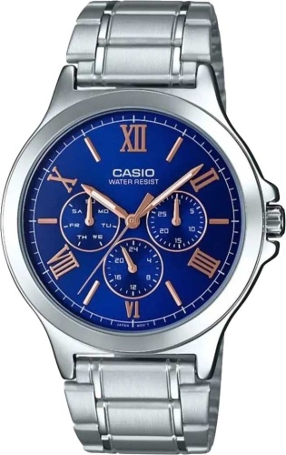 Кварцевые CASIO MTP-V300D-2AUDF нержавеющая сталь