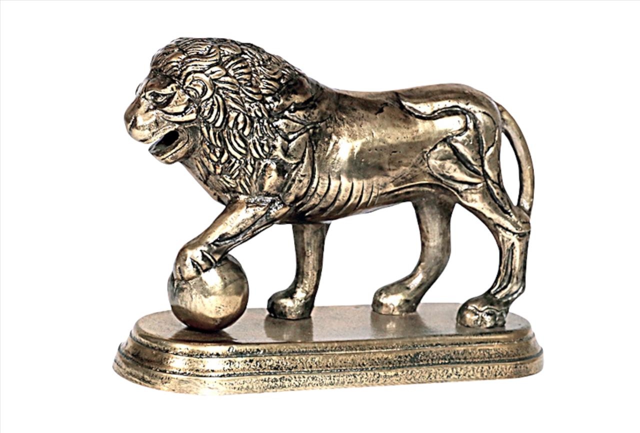 British Asia Home статуэтка Lion 31 см, алюминий