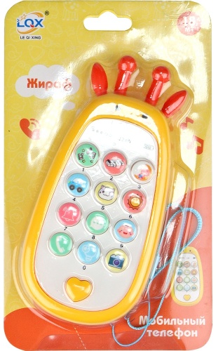 Музыкальная игрушка РЫЖИЙ КОТ Жираф