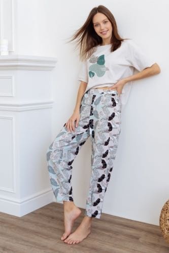 Брюки Almando Melado бирюзовый