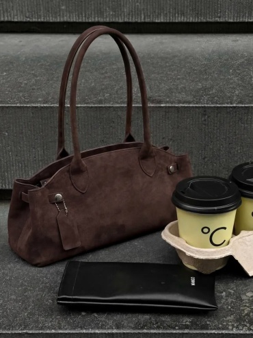 Сумка багет heybags полиэстер коричневый