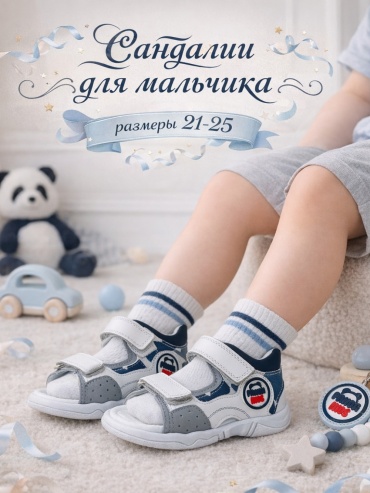 Сандалии Panda Kids мультиколор