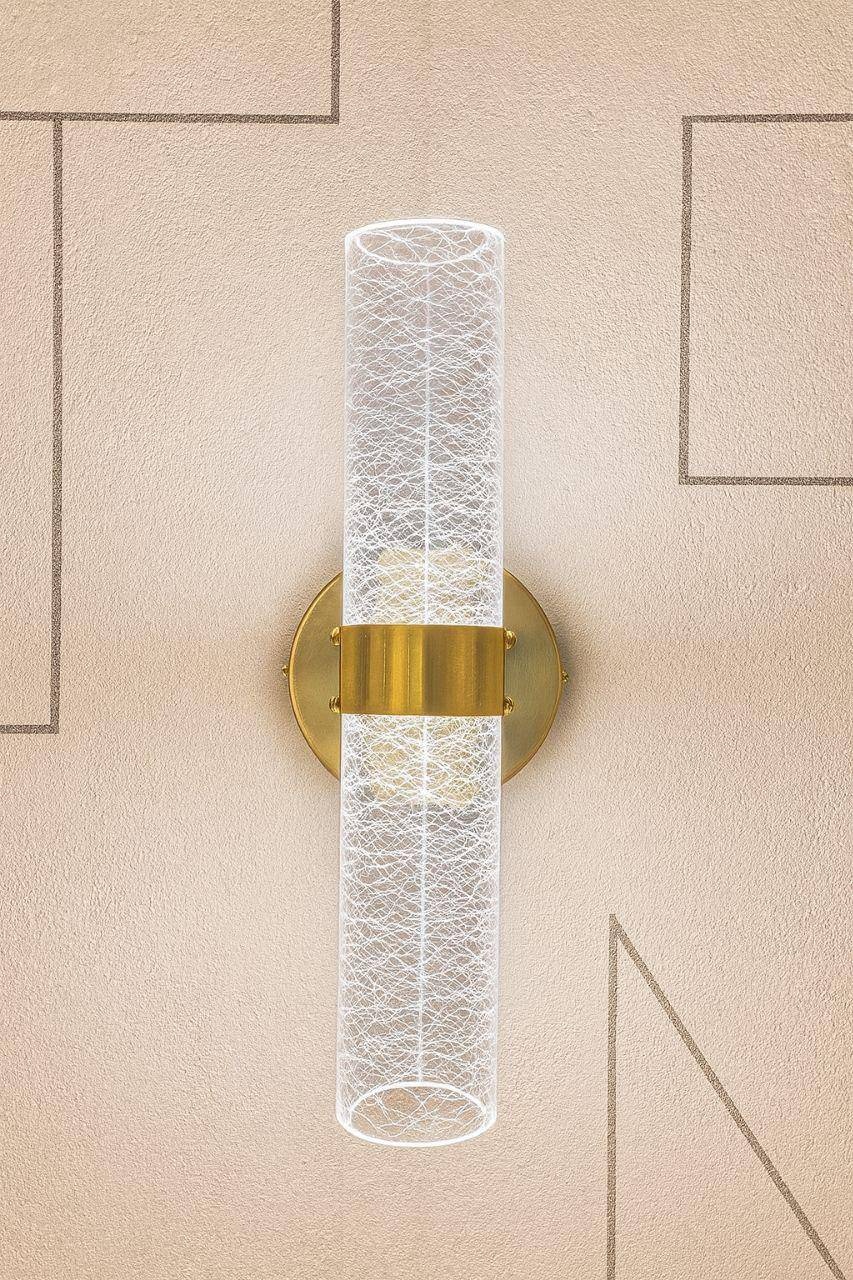 Бра настенный LED, латунь