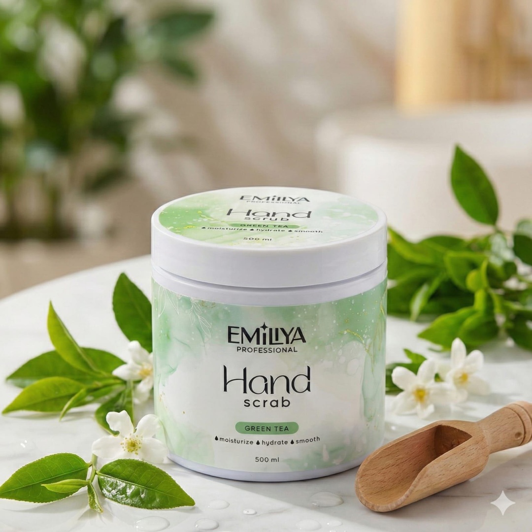 Emiliya Professional скраб Hand scrab green tea для рук 500 мл