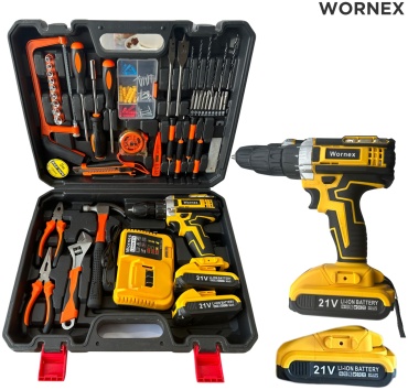 Wornex дрель-шуруповерт 750-R 21 В