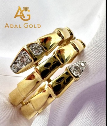 ADAL GOLD ADG_ZMKA2336 размер 18.5 вес 2.92 г золото, фианит