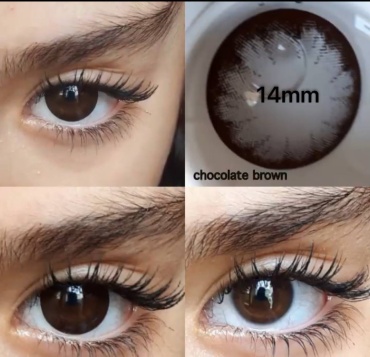 Контактные линзы OVOLOOK Chocolate Brown -2.50 кривизна 8.5 на полгода 2 шт