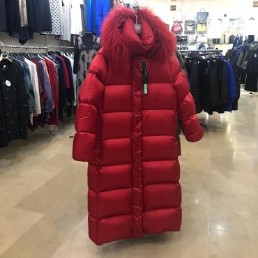Пуховик add красный