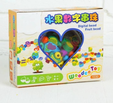 Шнуровка 0457 Toys Бусы фрукты