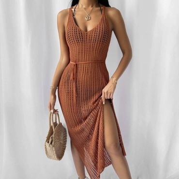 Платье FASHION коричневый