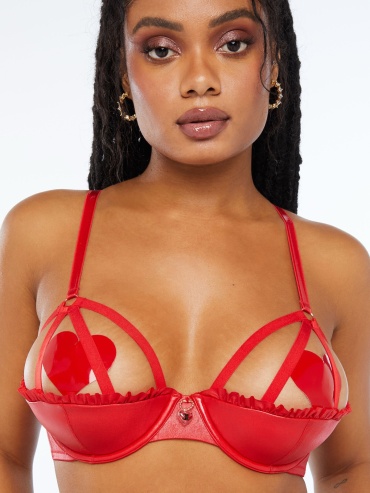 Бюстгальтер плотная чашка Savage X Fenty красный