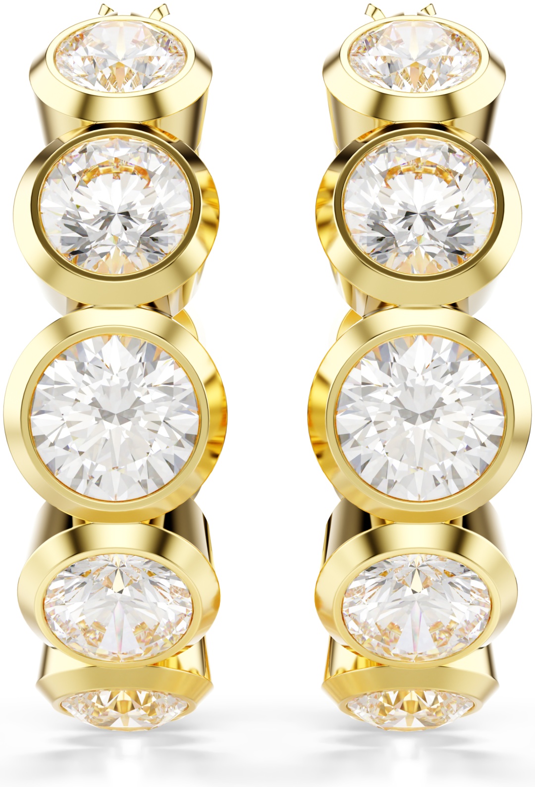 Серьги Swarovski ювелирный сплав, кристаллы Swarovski
