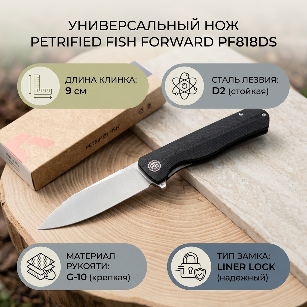 Нож универсальный HYDRABLADES, лезвие: нержавеющая сталь 1 шт