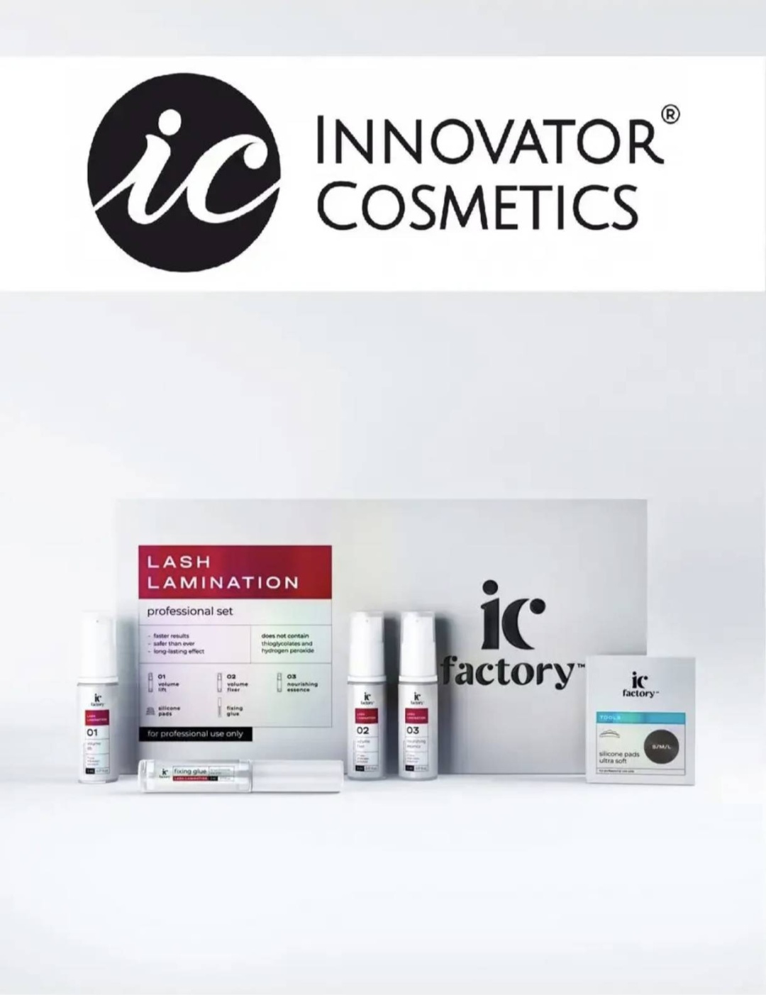 Bronsun набор для ламинирования для бровей, для ресниц IC FACTORY 5 мл
