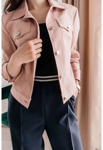 Пиджак Legend Style розовый