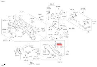 HYUNDAI / KIA стойка стабилизатора 55540D3000