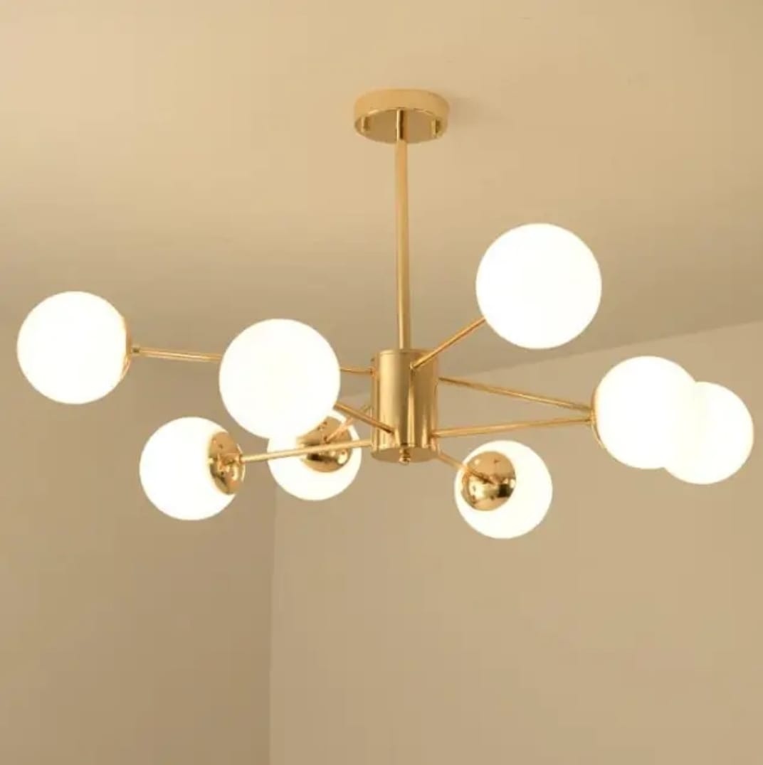 Люстра на штанге LED, кол-во ламп: 8 шт