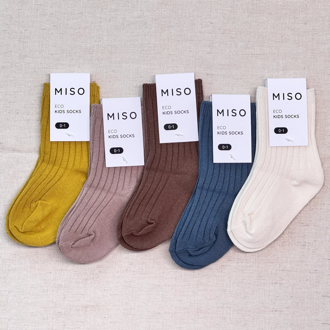 Носки MISO 1862 синий, горчичный 21, 22, 23