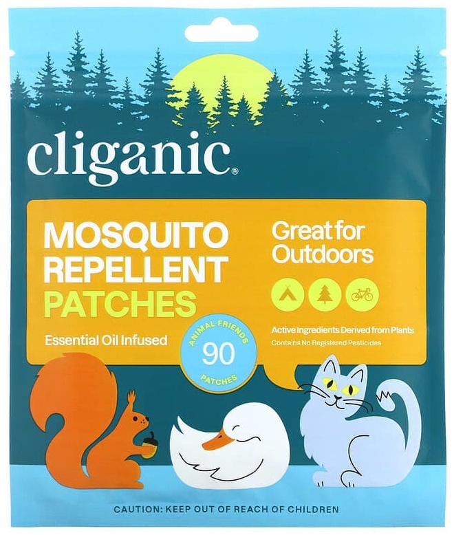 Наклейка Cliganic Animal Friends, 90 патчей