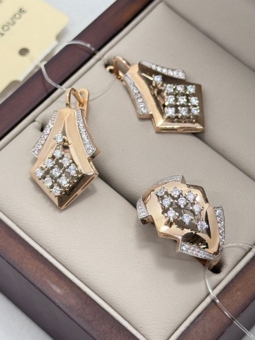 DiamonD 012557 вес 8.51 г золото, фианит