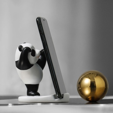 Держатель панда белый