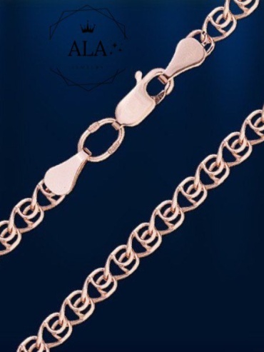 ALA AGLOVE55-0051 длина 55 см, вес 7.1 г золото, плетение лав