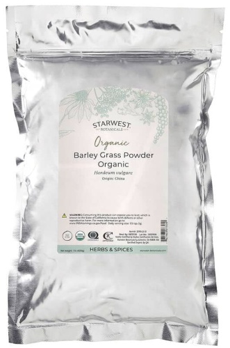 Starwest Botanicals порошок из ячменя, органический 453.6 г