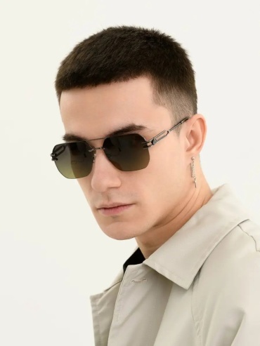 THOM RICHARD солнцезащитные очки прямоугольные антибликовые