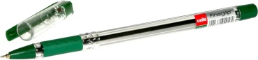 Ручка шариковая Cello Finegrip, BPCEFGBL07P5 5 шт, 0.7 мм, цвет чернил зеленый
