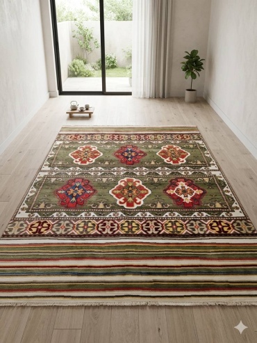 Ковер Genova Rugs 200x300 см, короткий ворс, Турция