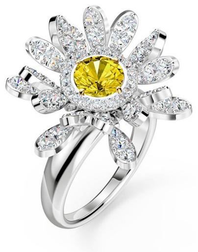 Кольцо Swarovski 5534936 размер 16 бижутерный сплав, кристаллы Swarovski