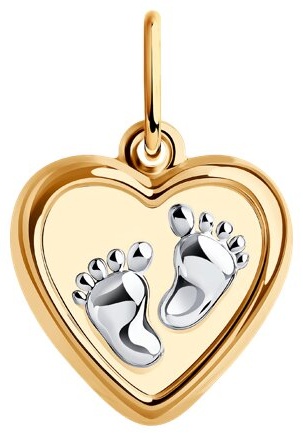 Подвеска LUXOR JEWELRY 035272 вес 0.53 г золото, без вставок