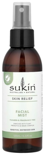 Sukin спрей Skin Relief, спрей для лица, для чувствительной, проблемной кожи, без отдушек, 125 мл 125 мл