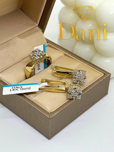 Dani DANI-KMP-1791 вес 6.34 г золото, фианит