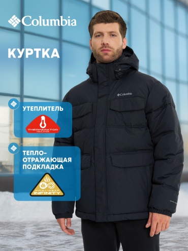Пуховик Columbia черный