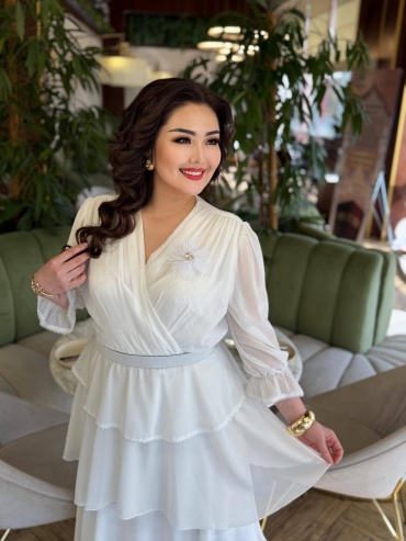 Вечернее платье GLAMOUR белый