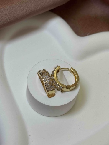 Серьги NS_Collections нержавеющая сталь, без вставок