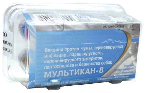 Вакцина Ветбиохим Мультикан-8 порошок 1 шт
