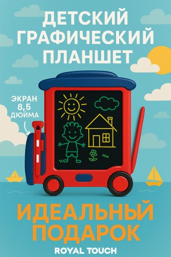 Планшет Royal Touch трактор красный