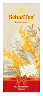 Чай SebaSTea Elegant Present Ассорти черный, зеленый листовой 15 г
