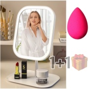 Sulim зеркало настольное косметическое 1+1-19.5.19-5.28-4см