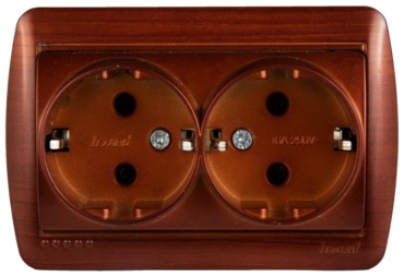 Lezard накладная Demet 711-0500-127, электрический цвет коричневый