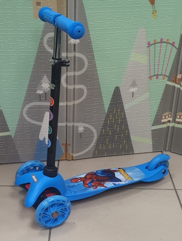 1TOY Самокат до 20кг голубой