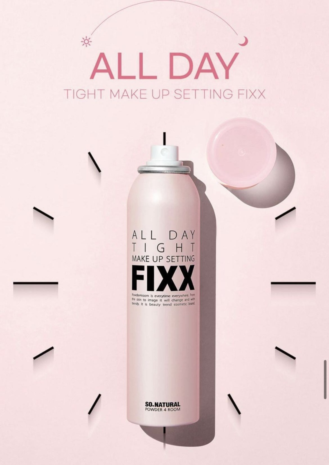 So Natural Fixx фиксатор макияжа для лица 120 мл