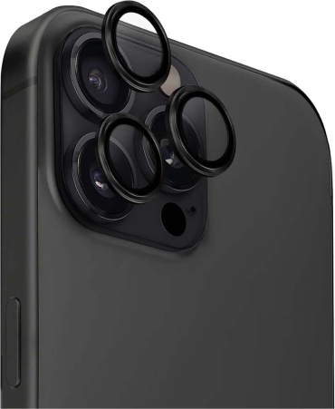 Стекло Crystal Mirror для Apple iPhone 15 Pro черный